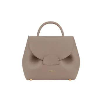 Polene Calfskin Shoulder Bag Crossbody Bag Handbag Nano Women's Taupe