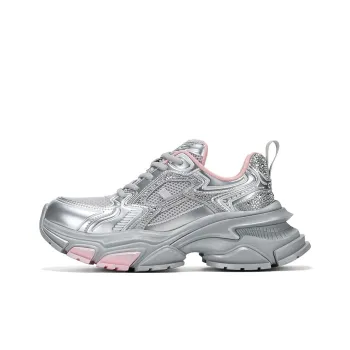 GG CC Height Increasing Sports Casual Shoes Wear Resistant Slip Resistant Low Top Distressed Chunky Sneakers Women's