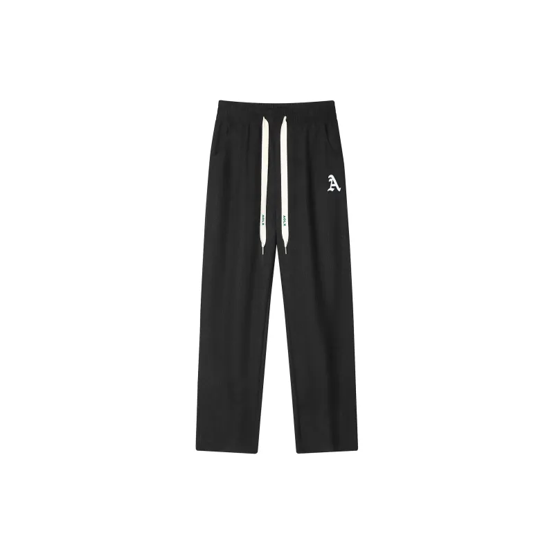 Aol Knitted Sports Pants Unisex-0