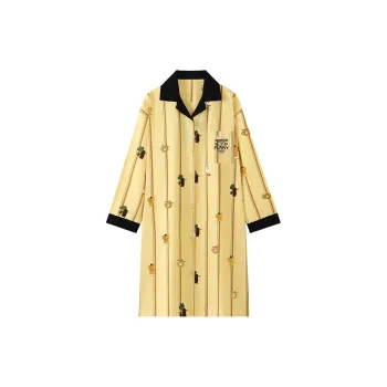 Han Ziduo Nightgown Women's Yellow