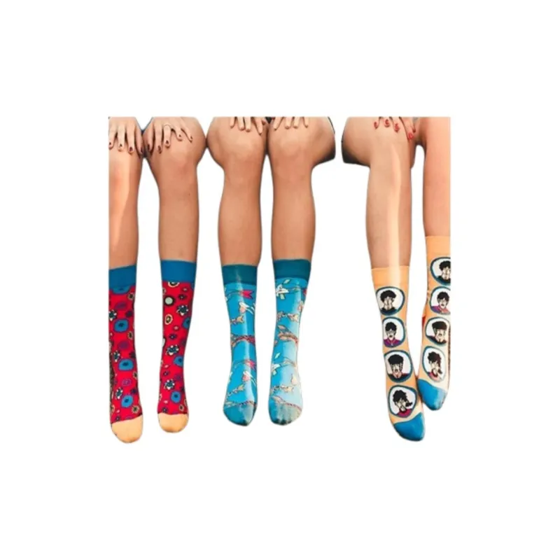 Happy Socks x PITOUSHI,LIANMINGKUAN Mid Calf Socks Unisex 3 Pack-1
