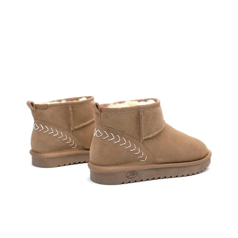 ABIDJAN Warm Winter Series Warm Wear-Resistant Height Increasing Slip-Resistant Ankle-Length Snow Boots Men's-3