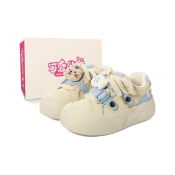 Lovely You Lightweight Anti Slip Low Top Skateboard Shoes Women's Yellow Blue