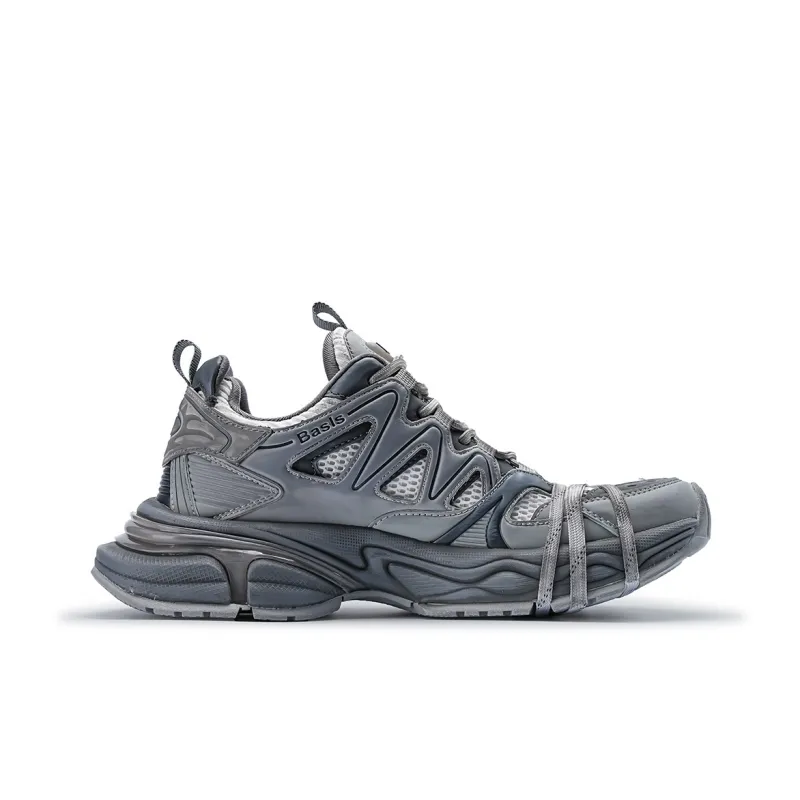 K-WANG Paris Breeze Anti-Slip And Wear-Resistant Height Increasing Low-Top Chunky Sneakers Unisex-37