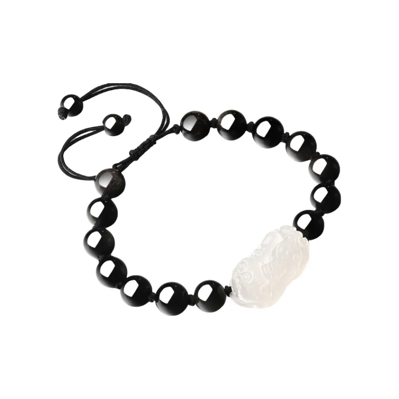 CHINA GOLD Obsidian Bracelets Women's-0