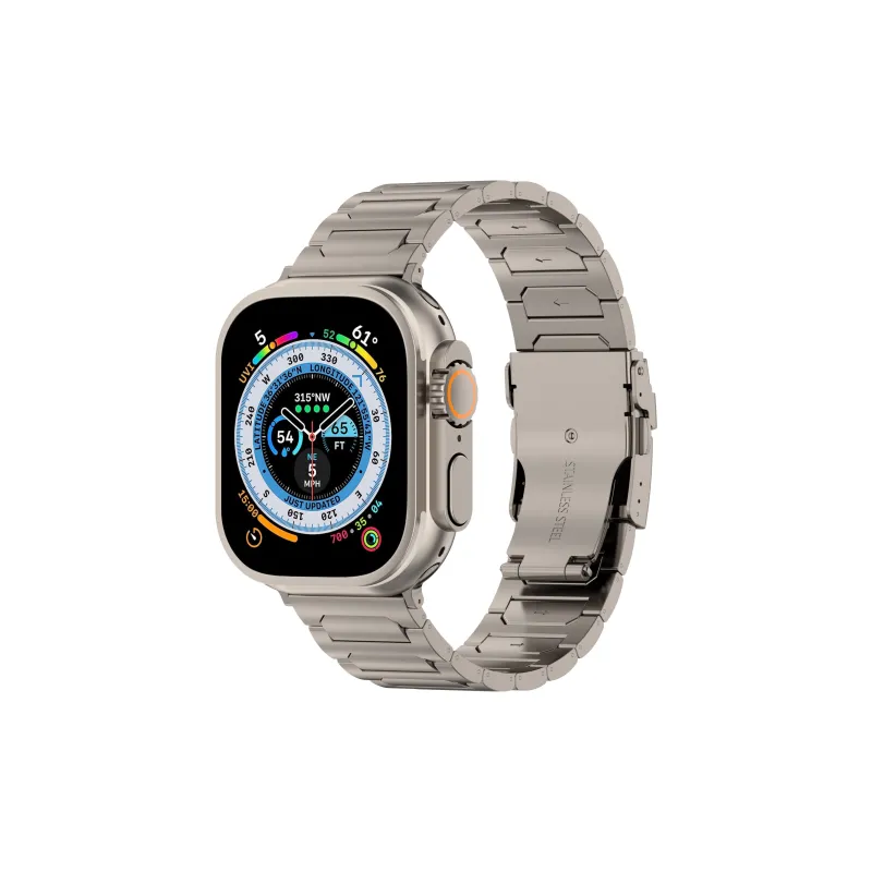 ZHENGGUANG Apple Compatibility Watch Band Titanium Material-6