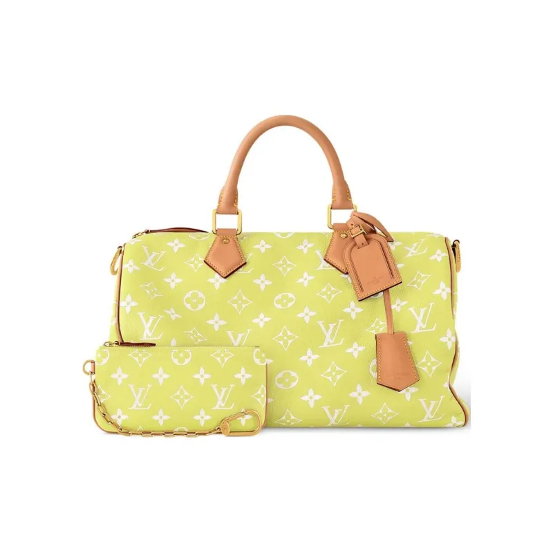 LOUIS VUITTON Speedy P9 Bandouliere 40 Lemonade Yellow-1