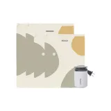 [2 Medium Size+2 Trumpets]Four-Piece Set[Cream Geometric Shape]Includes Electric Pumps