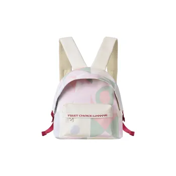 LOVVVVE PVC Backpack Students Backpack Backpack Women's Beige