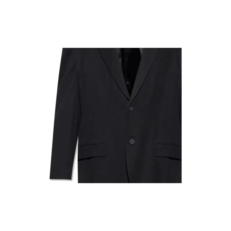 Balenciaga Business Suit Coat, Loose Fit Men's Black-4