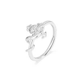 GLOIRE S925 Silver Rings Women's Minimalist Style Fashion For Everyday Versatile Date Commute And Bestie Same Style