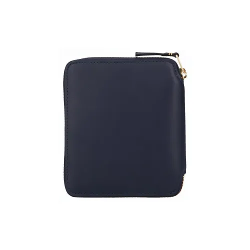 CDG Leather Wallet Women's Blue