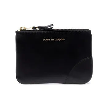 CDG Grain Leather Wallet Regular Women's Black