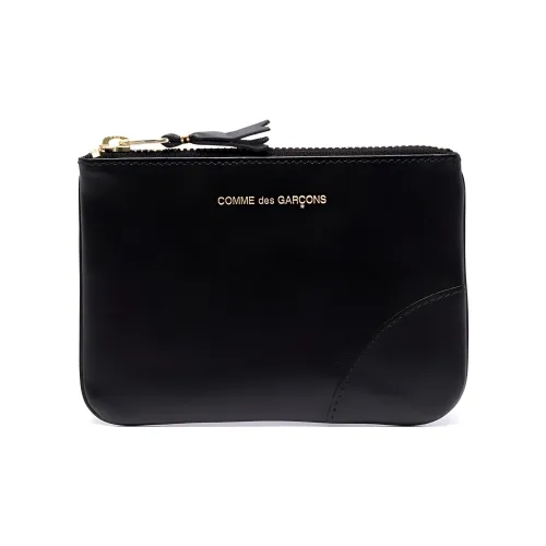 CDG Grain Leather Wallet Regular Women's Black