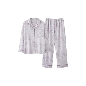 WANANNI Pajama Set Women's Light Purple