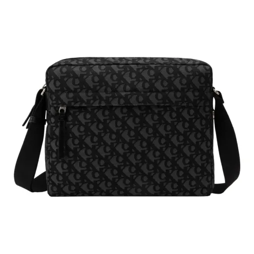 CALVIN KLEIN Fabric Shoulder Bag Men's Space Black