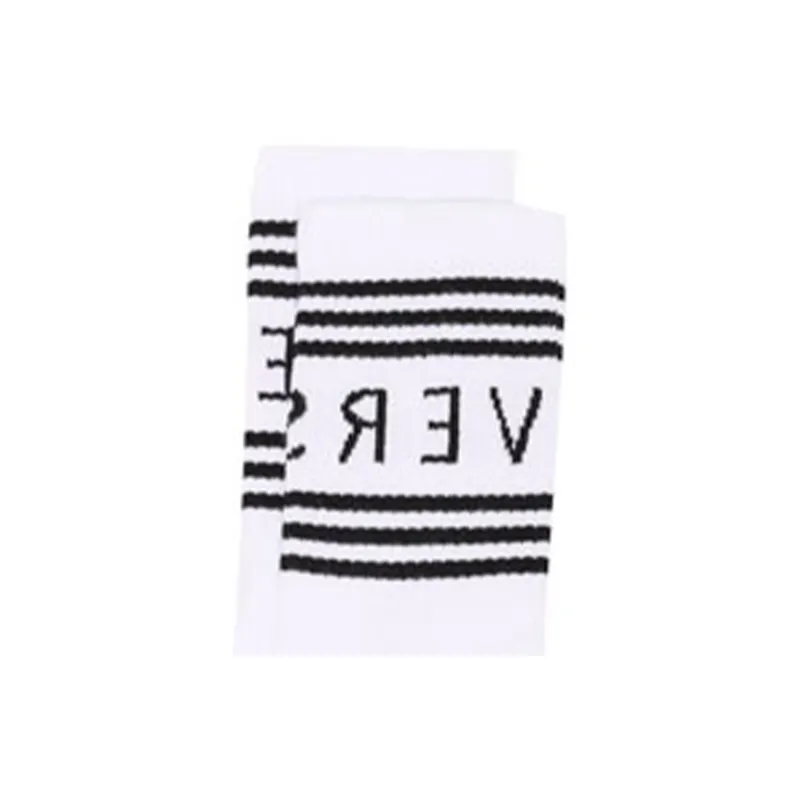 VERSACE Logo Socks 'White'-2