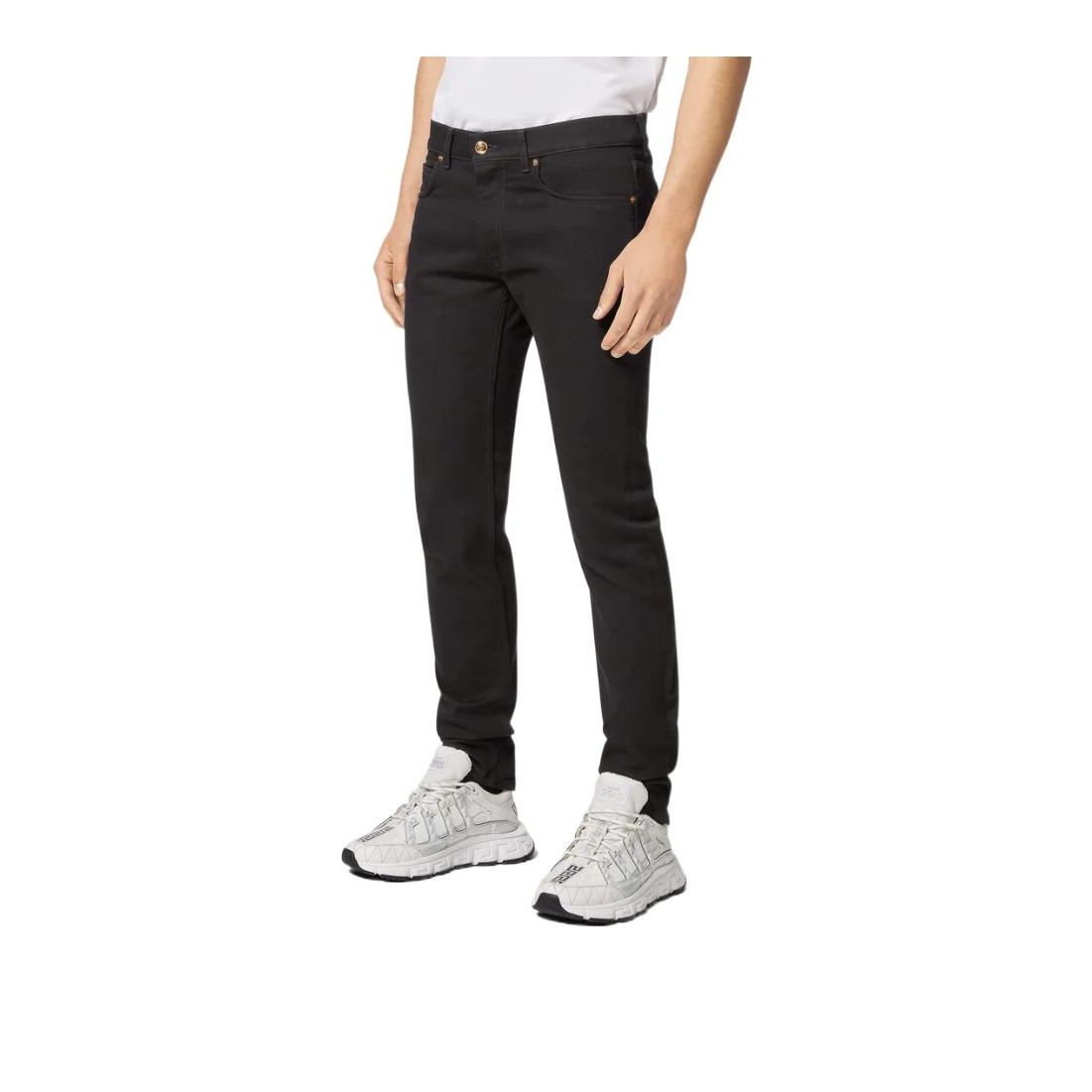 お歳暮 人気 VERSACE Jeans Men Black 35 - POIZON パンツ