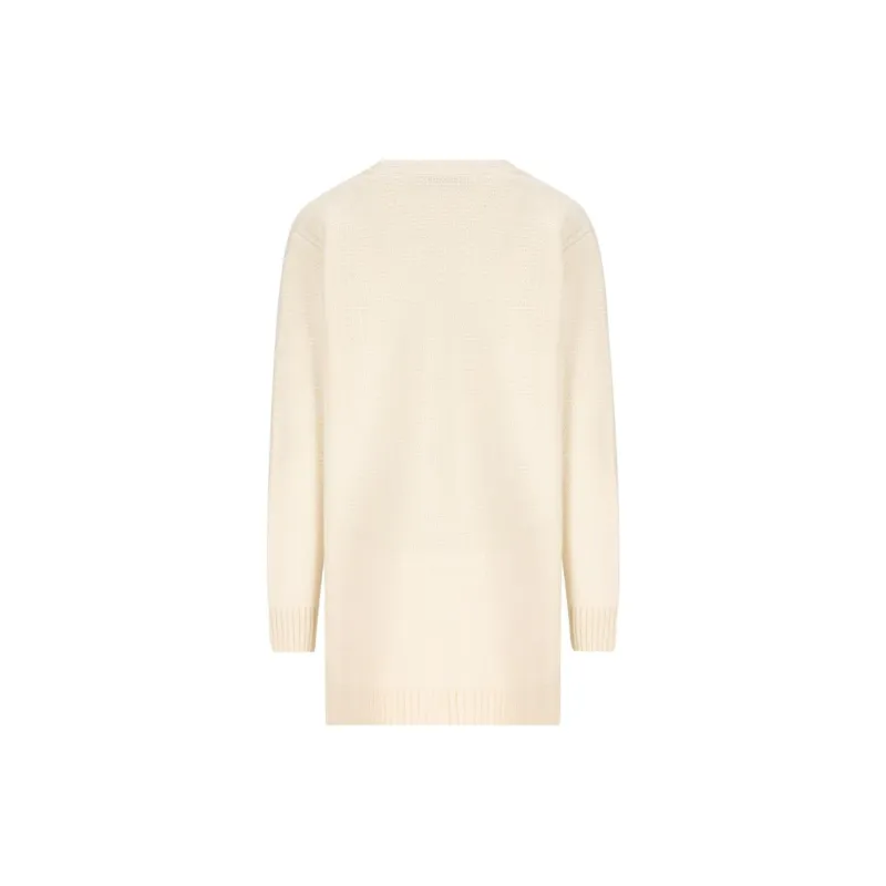 MaxMara Ravello V Neck Button Up Cardigan-1