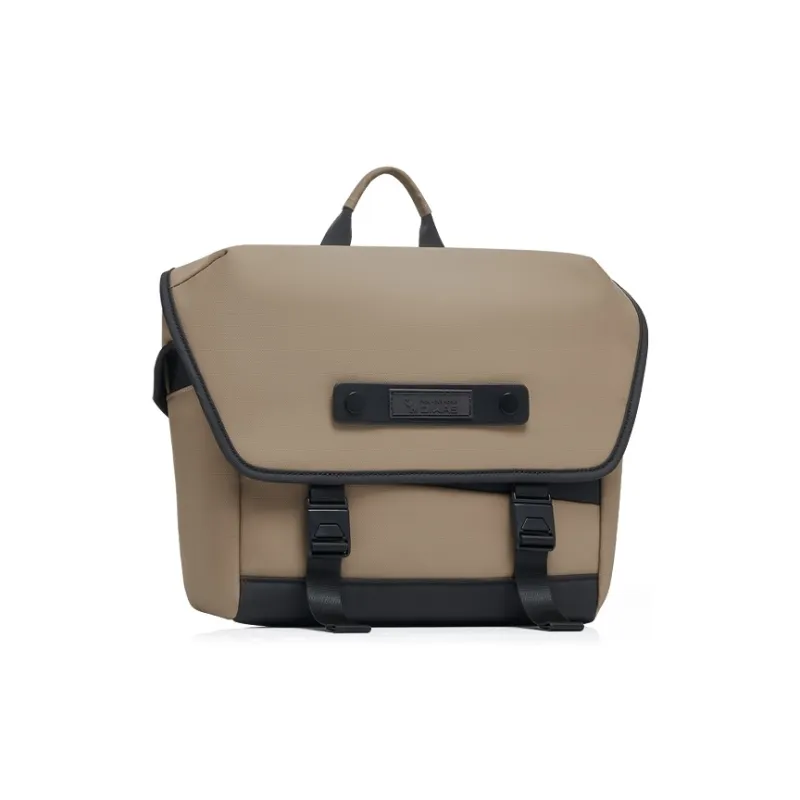 OIWAS Fabric Messenger Bag, Handbag Unisex Black/Khaki-7