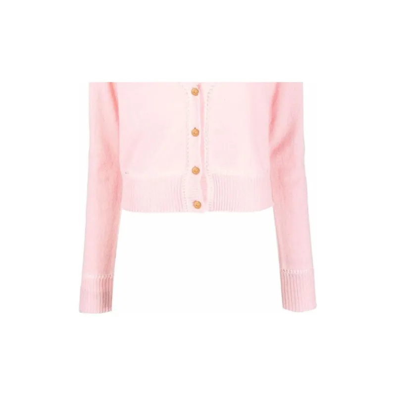 VERSACE Cashmere Sweaters Women's Pink-4