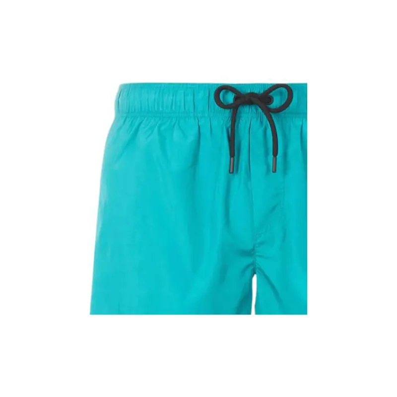 VERSACE Logo Patch Drawstring Swim Shorts-2