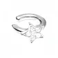 Stars Clip-on Earrings 1 Pack[Silver]eh-2361.ebG