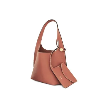 Freeze Fire Cow Leather Handbag Women's Multicolor