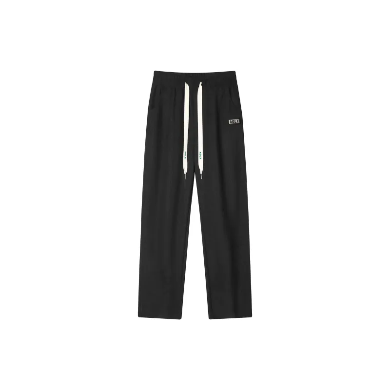 Aol Knitted Sports Pants Unisex-0