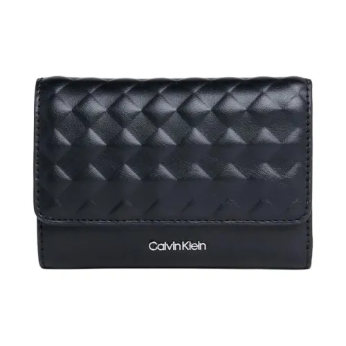 CALVIN KLEIN Recycled Polyester Wallet Mini Women's Black