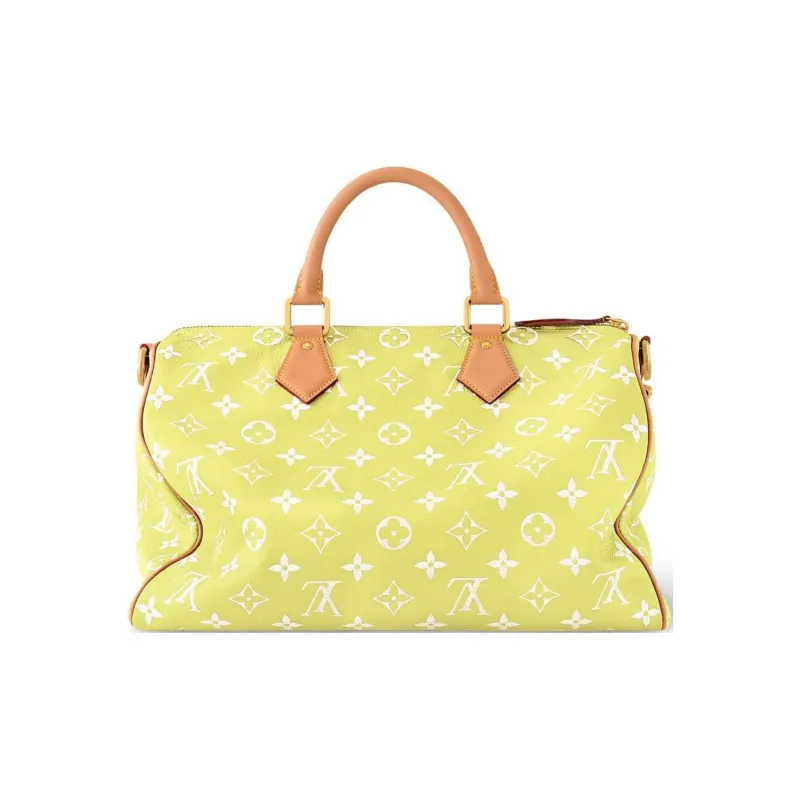 LOUIS VUITTON Speedy P9 Bandouliere 40 Lemonade Yellow-3