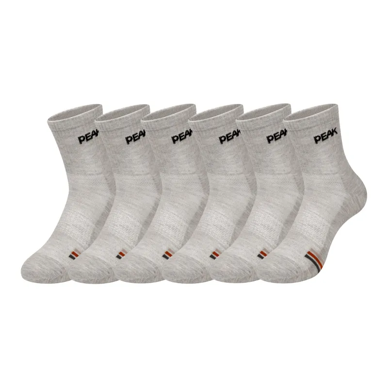 PEAK Mid Calf Socks Unisex 6 Pack-5