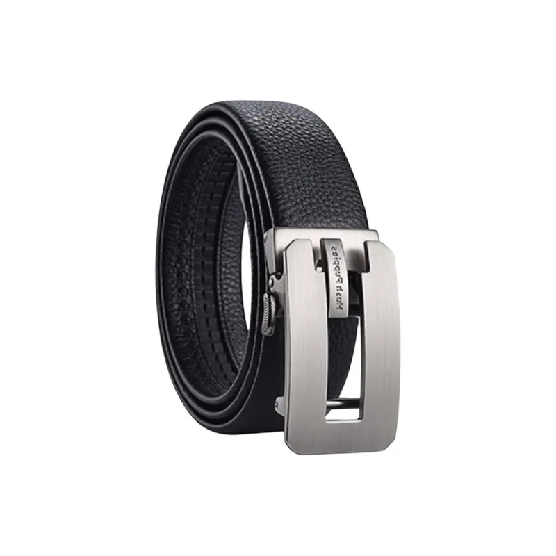 Hush Puppies Cow Leather Belts Men's Black 3.5CM-2