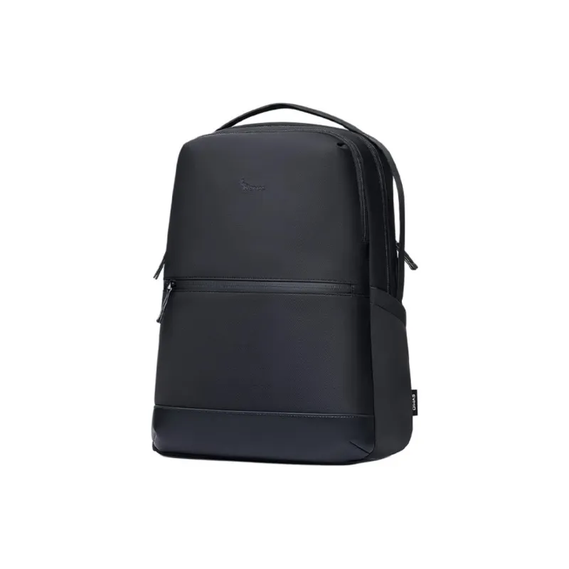 OIWAS Fabric Travel Backpack Laptop Bag Regular Unisex Black/Gray Green-1
