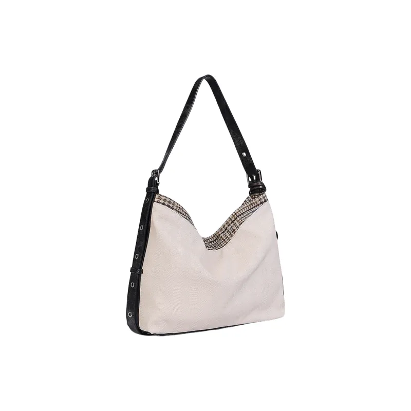 OCTSUI PU Shoulder Bag Regular Women's Off White/khaki-3