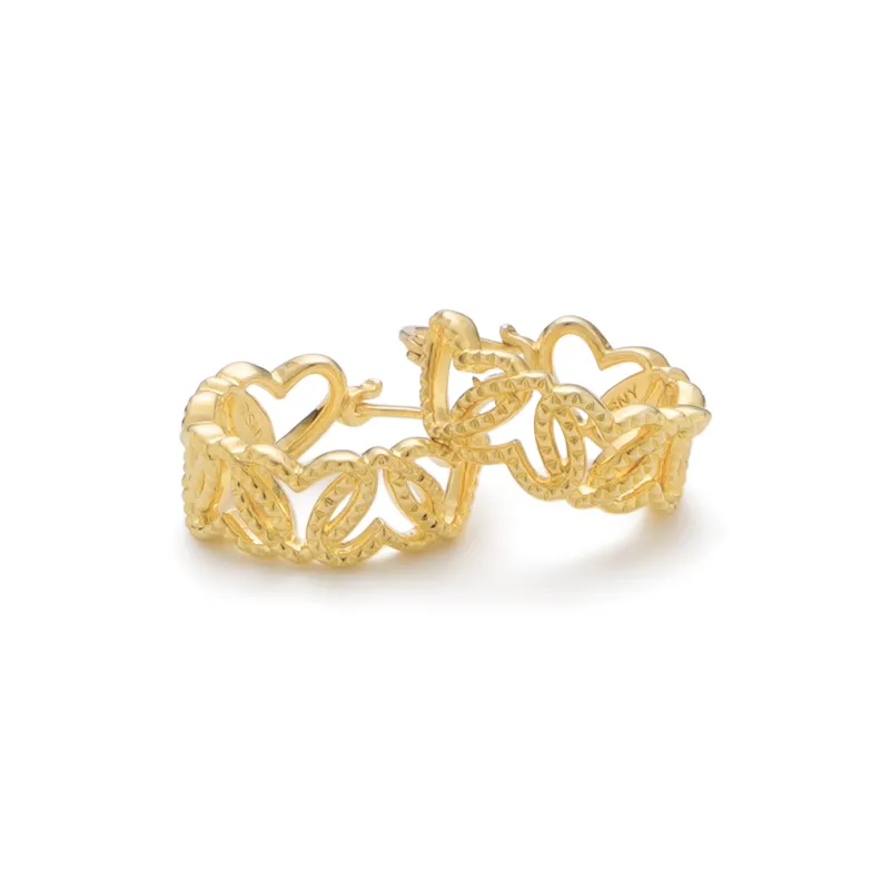 RSNY Gold Plated Copper Earrings Women's-5