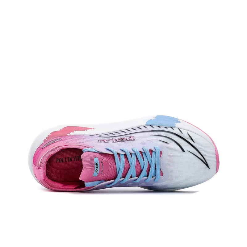 POLUDIYIPI Blaze GT3.0 PRO Breathable Lightweight Rebound Low Top Carbon Plate Sprint Running Shoes Unisex Begonia Red-4