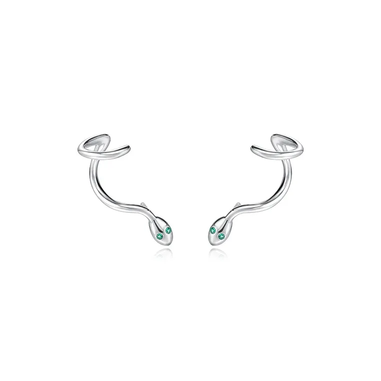 LUYUO 925 Sterling Silver Stud Earrings Unisex-5