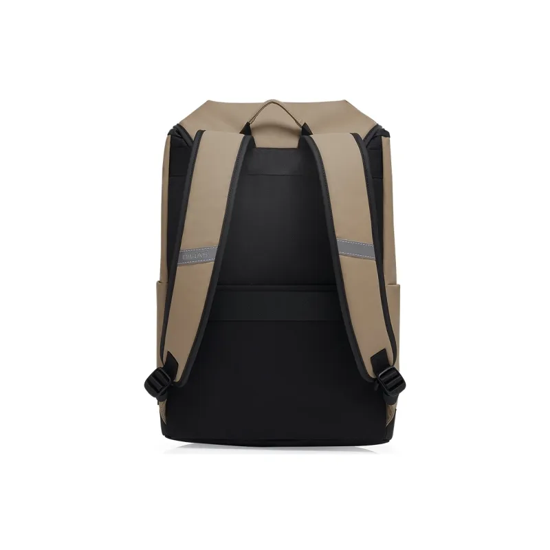OIWAS Fabric Travel Backpack Laptop Bag Regular Unisex Black/Khaki-11