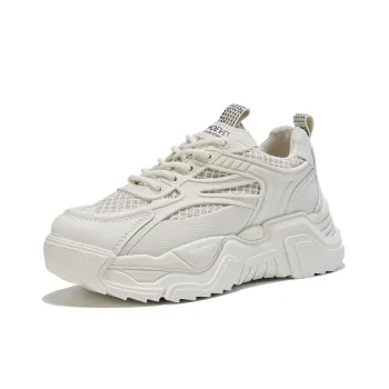 Little Red Man Low Top Chunky Sneakers Women's
