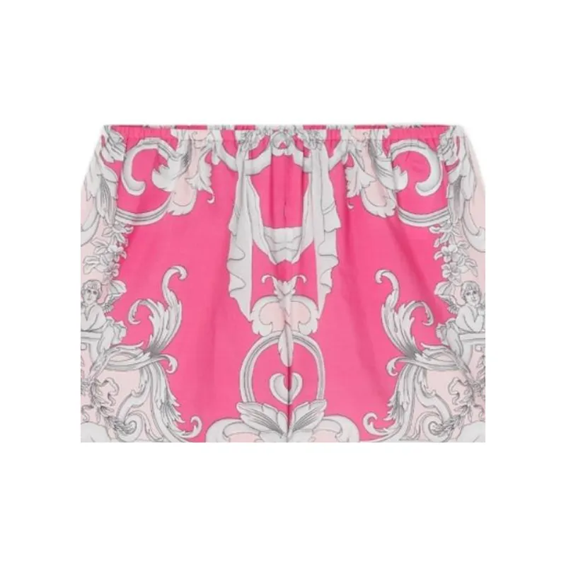 VERSACE Barocco Beach Shorts 'Fuxia/English Rose'-4