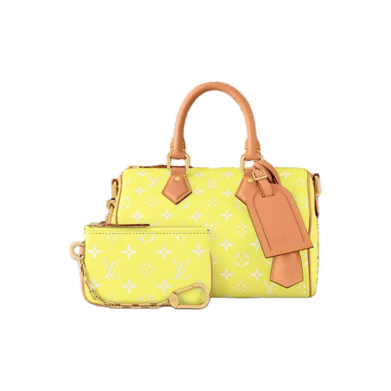 LOUIS VUITTON Speedy P9 Bandouliere 25 Lemonade Yellow-1
