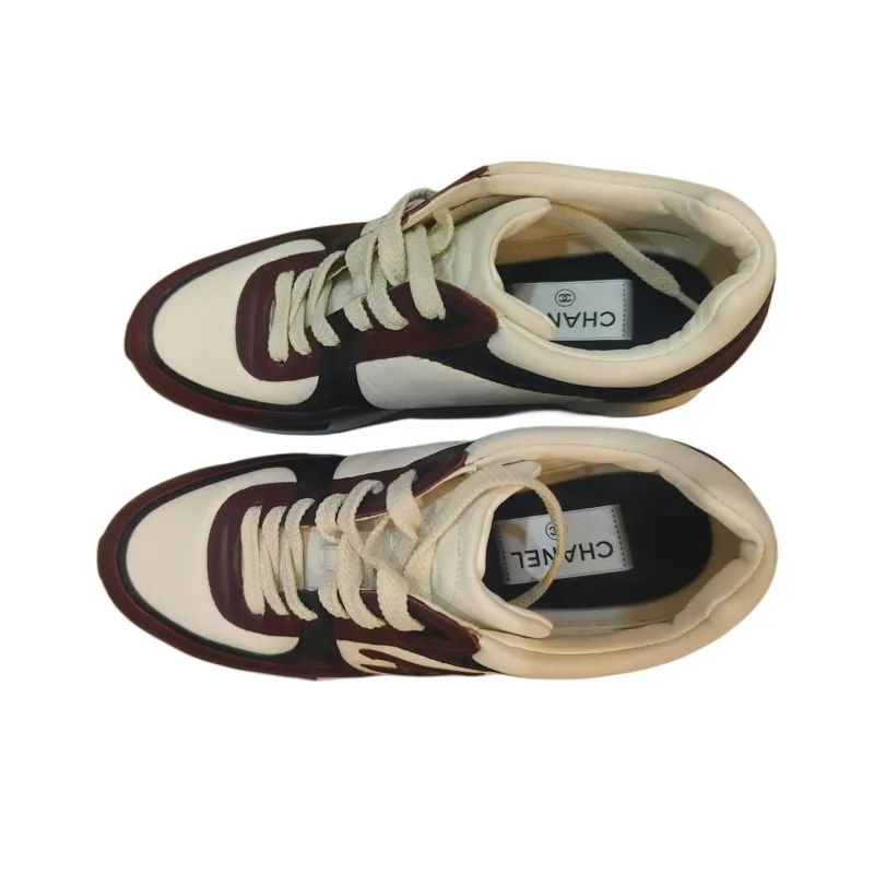 CHANEL Sneaker 'Brown White Black' Women's-2