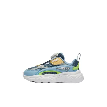 FILA KIDS BOA Anti Slip Wear Resistant Low Top Kids' Running Shoes Blue Children Aged 3 7 Years Old