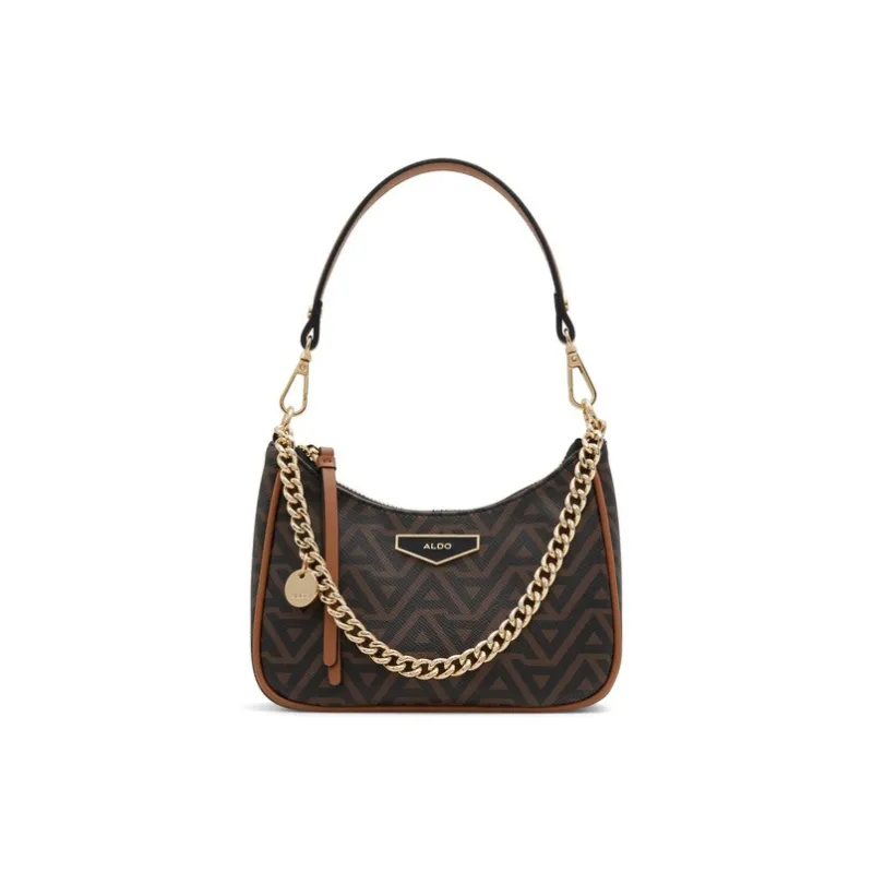ALDO Artificial Leather Portable Underarm Shoulder Bag Trumpets Women's Mixed Color/Brown-3