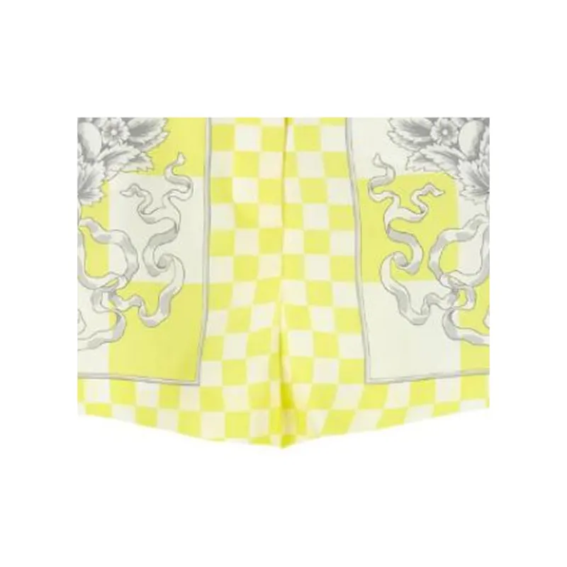 VERSACE Casual Shorts Women's Yellow-3
