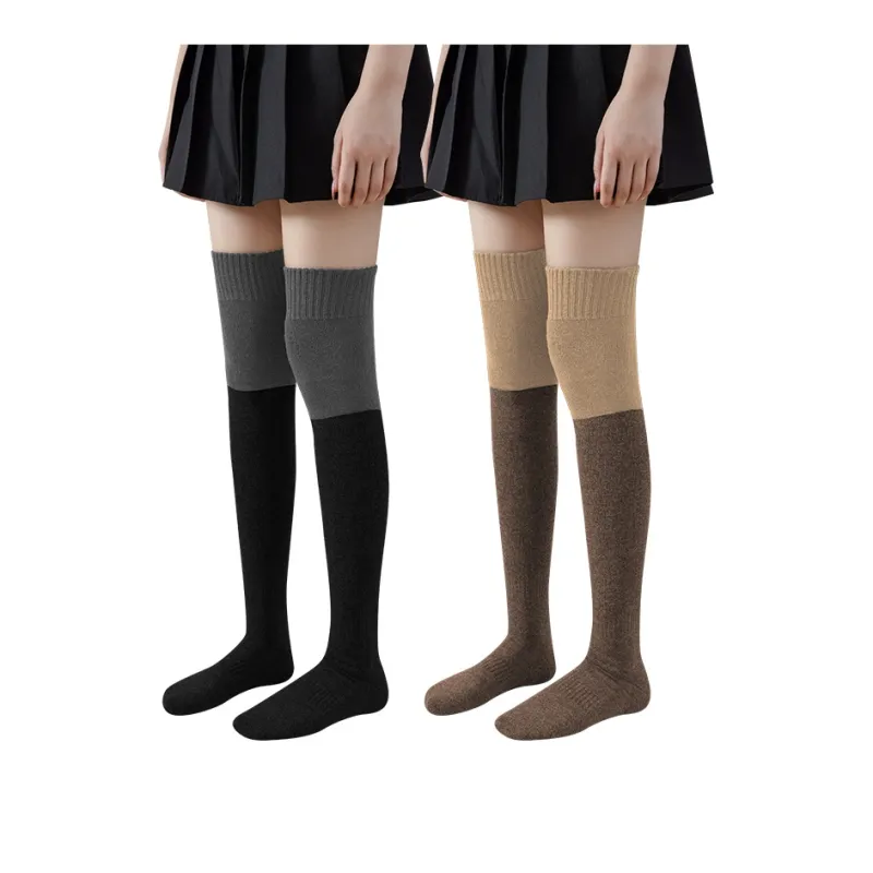 AOKANG Thigh high Socks Women's Combo Set-18
