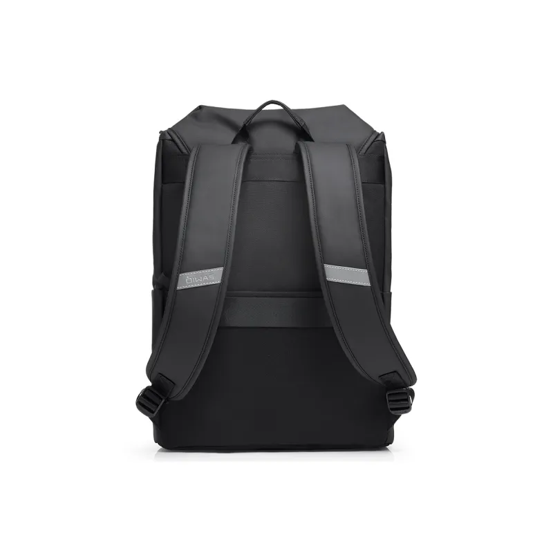 OIWAS Fabric Travel Backpack Laptop Bag Regular Unisex Black/Khaki-5