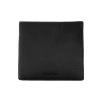 ALLSAINTS Cow Leather Wallet Women's Black
