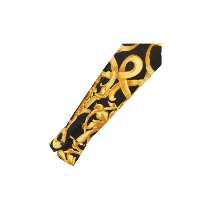 VERSACE Shirts Men Gold-4